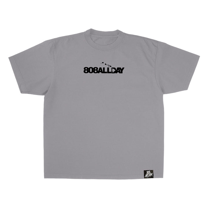808ALLDAY ISLANDS Max Heavyweight Athletic Grey T-Shirt