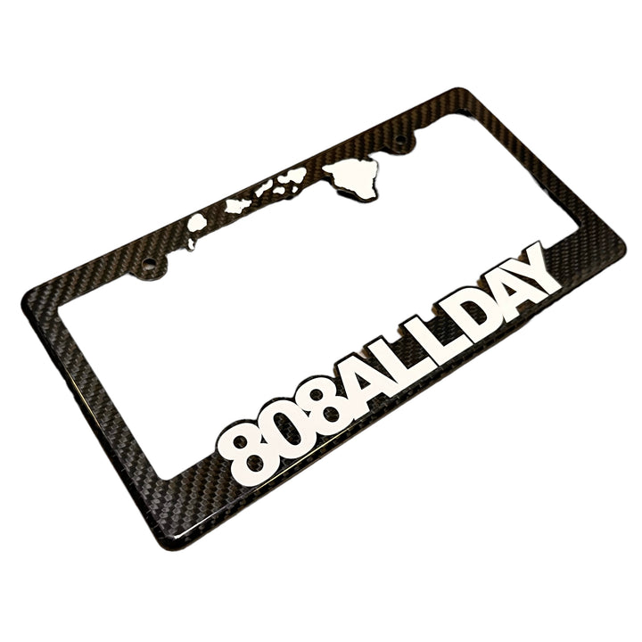 808ALLDAY Carbon Fiber License Plate Frame