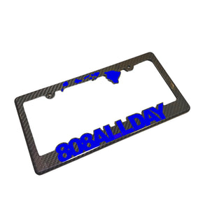 808ALLDAY Carbon Fiber License Plate Frame