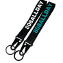 808ALLDAY PVC Rubber Debossed Wrist Lanyard