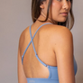 808ALLDAY Women's Blue Adjustable Sports Bra