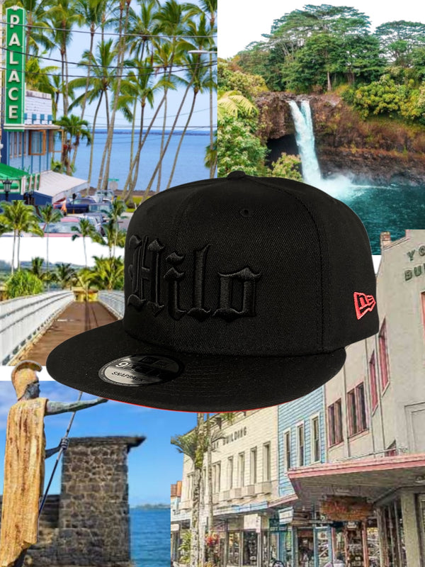 808ALLDAY New Era Black Out HiloSnapback