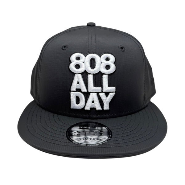 808ALLDAY New Era 9Fifty Black Ripstop 808 Stack Snapback