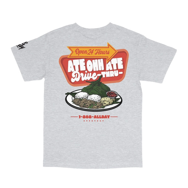 808ALLDAY Grey Plate Lunch T-Shirt