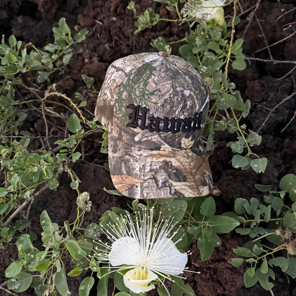 808ALLDAY New Era A Frame 9Forty Real Tree Hawaii Snapback