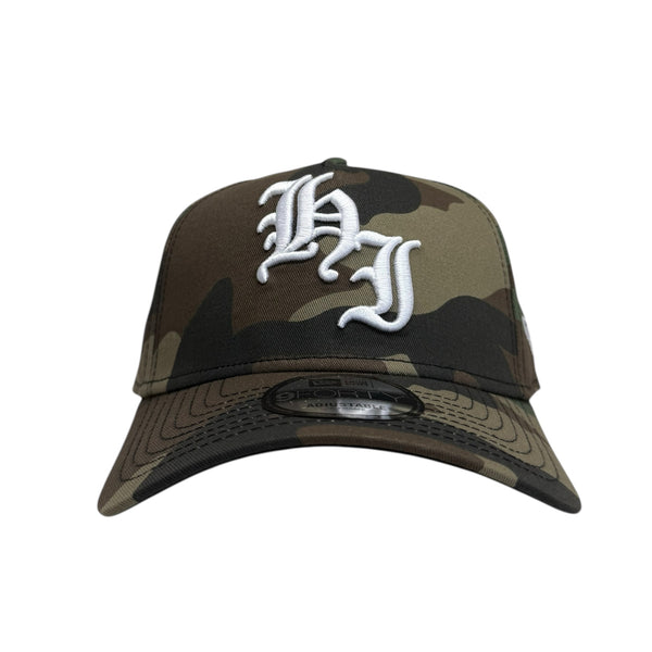 808ALLDAY New Era A Frame 9Forty Woodland Camo HI Snapback