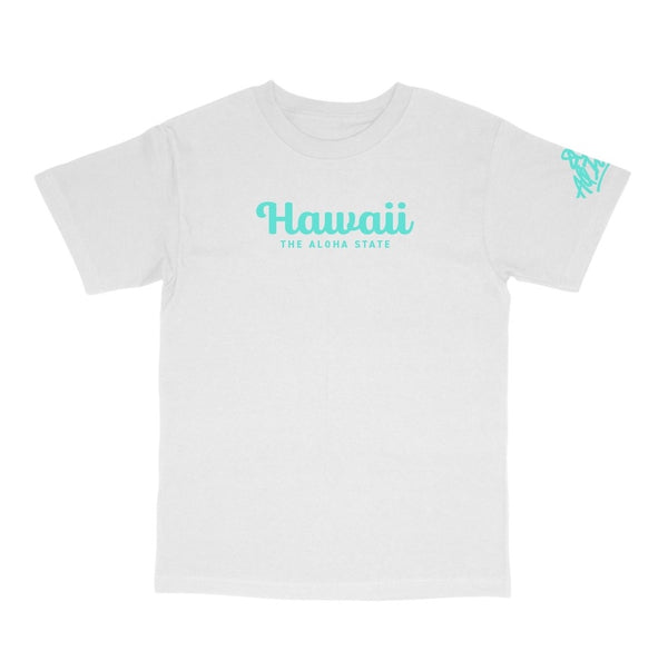 808ALLDAY Aloha State White T-Shirt