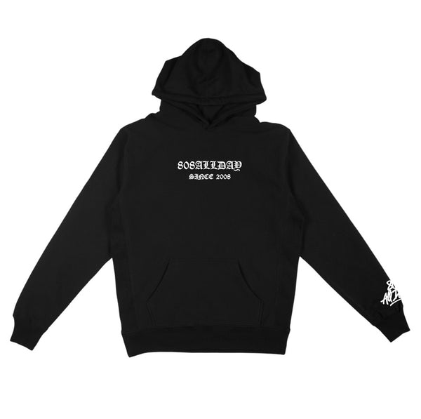 808ALLDAY HI Since '08 PRM Heavyweight Black Hoodie