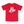 808ALLDAY Red Quilt Puff Print Tag T-Shirt
