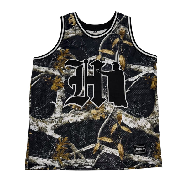 808ALLDAY Black Real Tree HI Kam Basketball Jersey