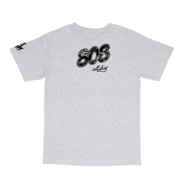 808ALLDAY Athletic Grey Aloha Friday T-Shirt