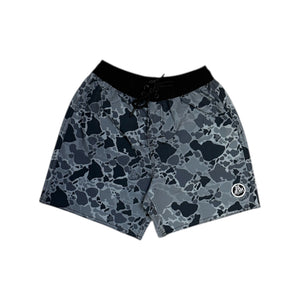 808ALLDAY Keiki Grey Island Camo Boardshorts