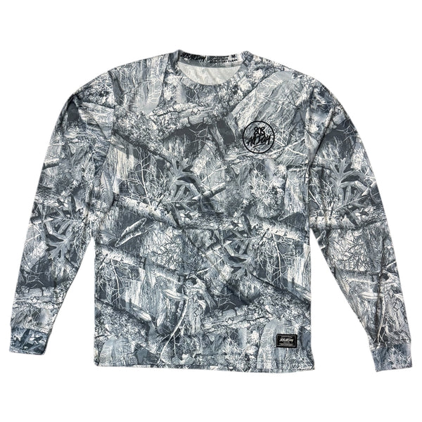 808ALLDAY White Real Tree Camo Dri Fit Performance L/S