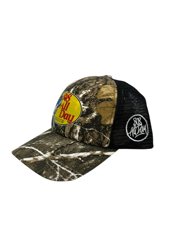 808ALLDAY Ulua Pro Adult Real Tree Camo Trucker