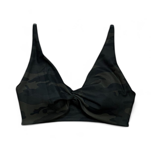 808ALLDAY Women's Woodland Camo Twist Sports Bra
