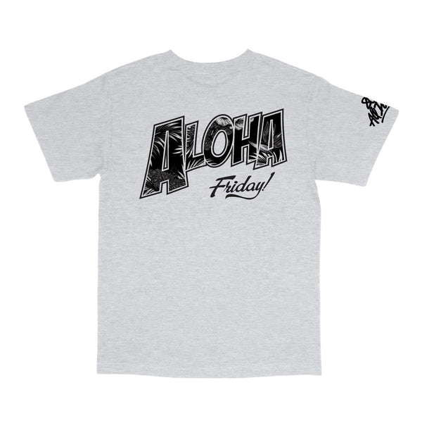 808ALLDAY Athletic Grey Aloha Friday T-Shirt