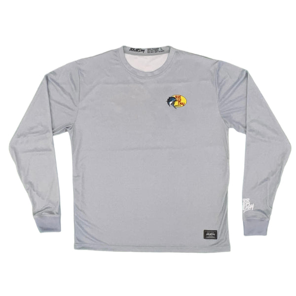 808ALLDAY Grey Ulua Pro Performance Long Sleeve