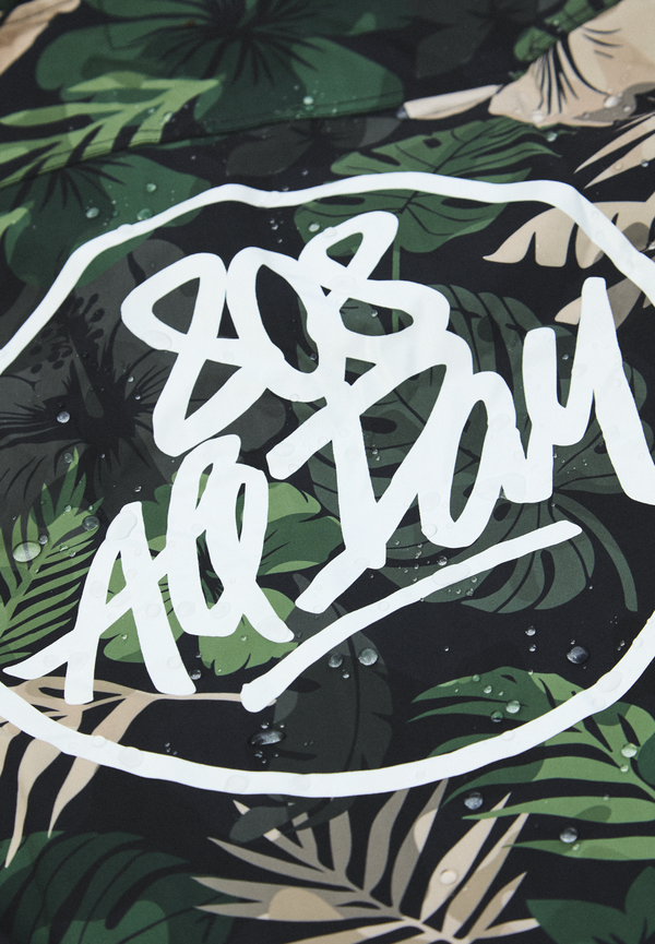808ALLDAY Green Camo Windbreaker