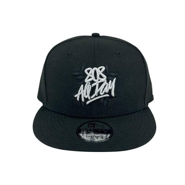 808ALLDAY  New Era 9Fifty Tag Quilt Black Snapback