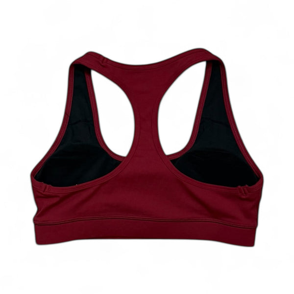 808ALLDAY Women's Burgundy Racerback Sports Bra