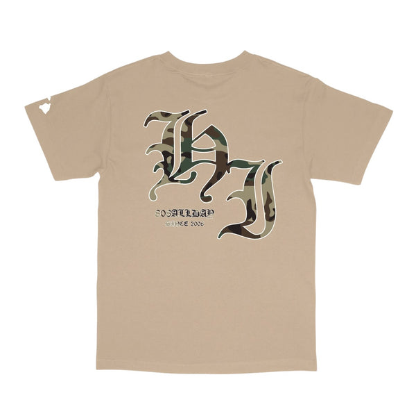 808ALLDAY Sand/Camo HI Since '08 T-Shirt