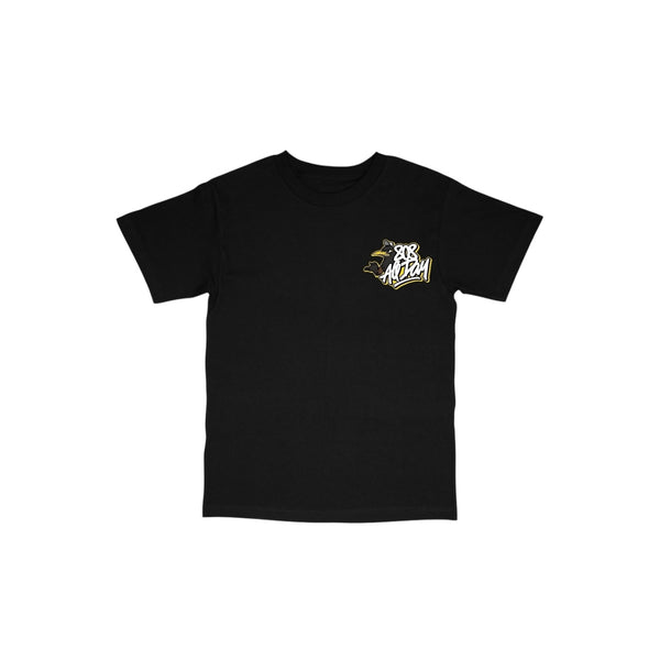 808ALLDAY Toddler/Youth Black Mynah Bird Tee