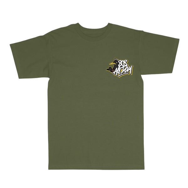 808ALLDAY Olive Mynah Bird T-Shirt