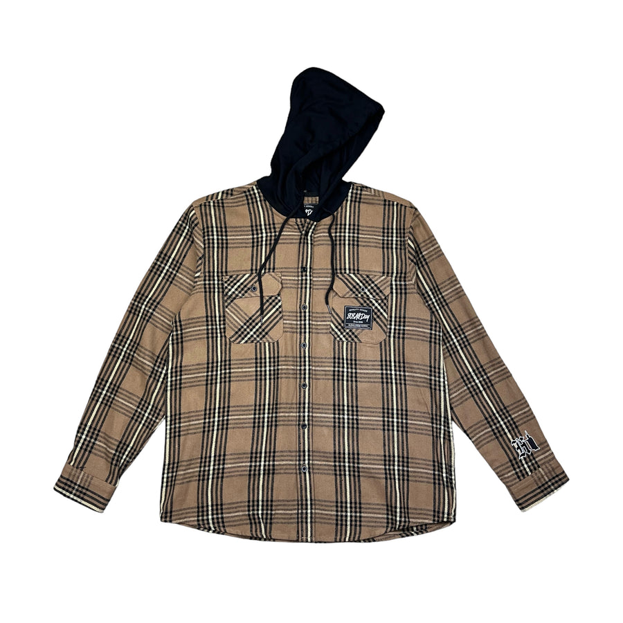 808ALLDAY *Youth / Toddler Tan / Black Flannel