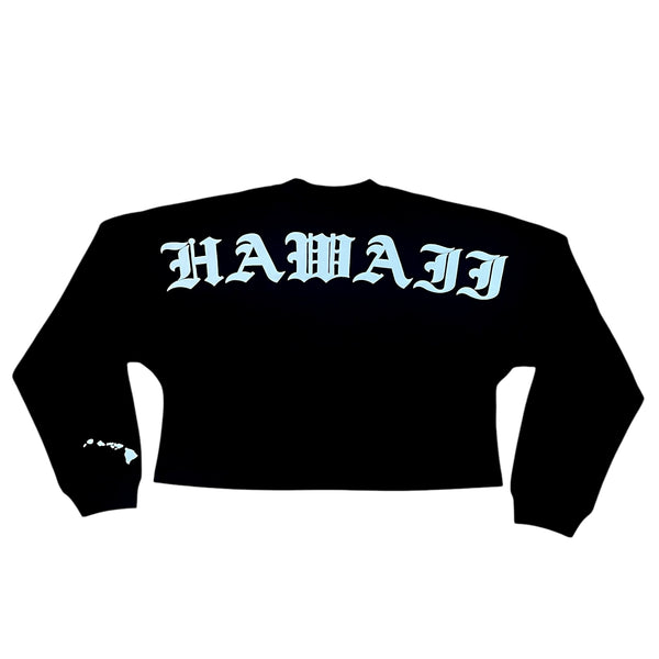 808ALLDAY Women's Hawaii PRM Jersey Longsleeve Crop