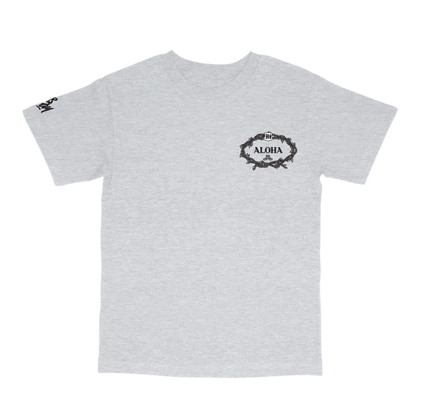 808ALLDAY Grey Aloha Brada Lei T-Shirt