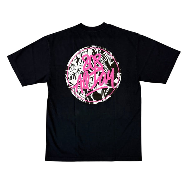 808ALLDAY Premium Max Heavyweight Pink Box Floral Tee