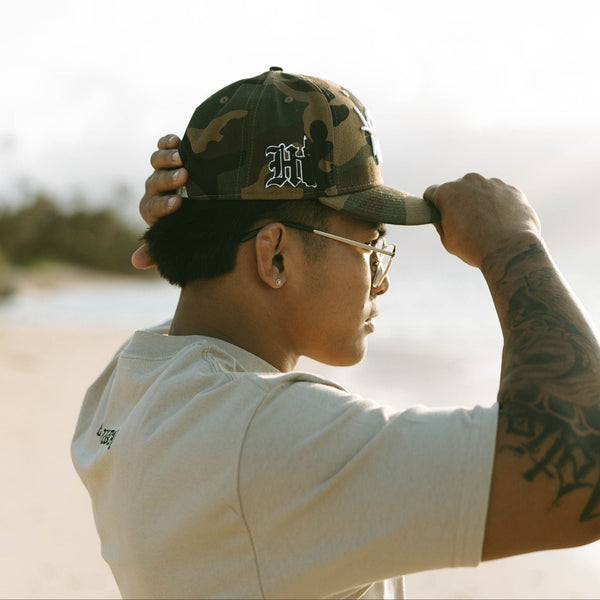 808ALLDAY X BUDZ&BADDIEZ Island Wide Camo Classic Fit Snapback