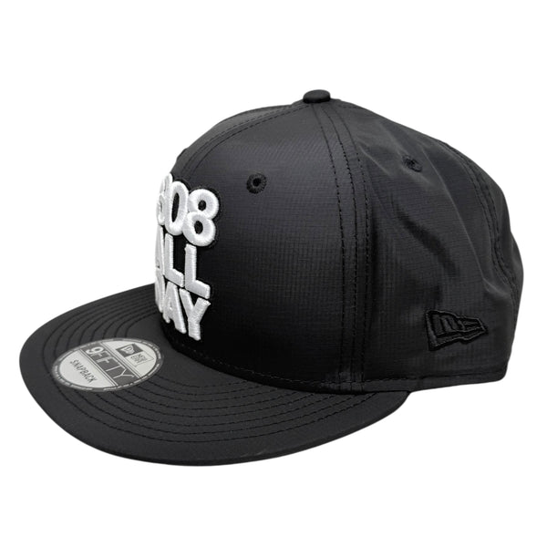 808ALLDAY New Era 9Fifty Black Ripstop 808 Stack Snapback