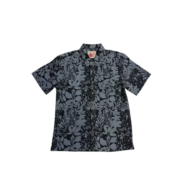 808ALLDAY Toddler/Youth Black Box Floral Button Up