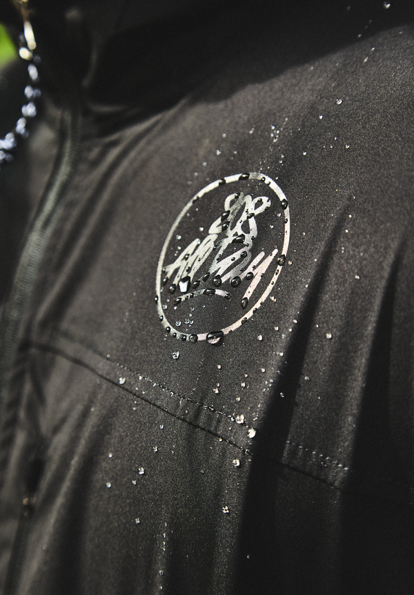 808ALLDAY Black Windbreaker