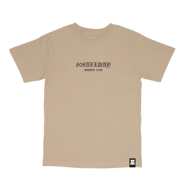 808ALLDAY HI Monogram Sand T-Shirt