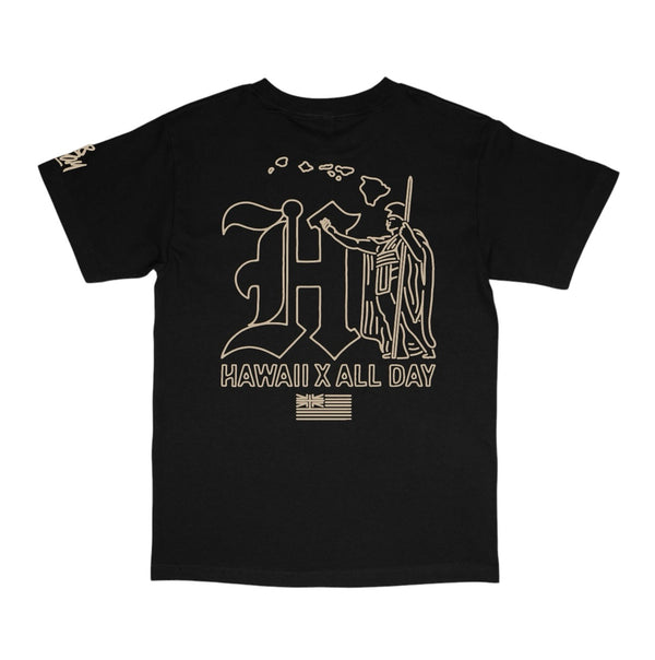 808ALLDAY Black Neon HI Kam T-Shirt