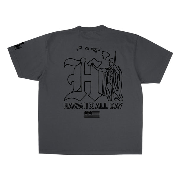 808ALLDAY Premium Heavyweight Shadow Neon HI Kam Tee