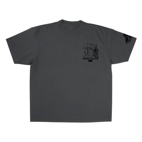 808ALLDAY Premium Heavyweight Shadow Neon HI Kam Tee