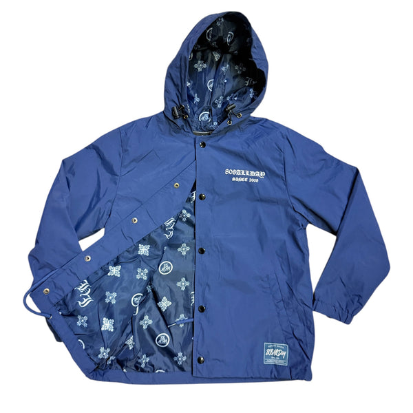 808ALLDAY HI Blue Coaches Hooded Jacket