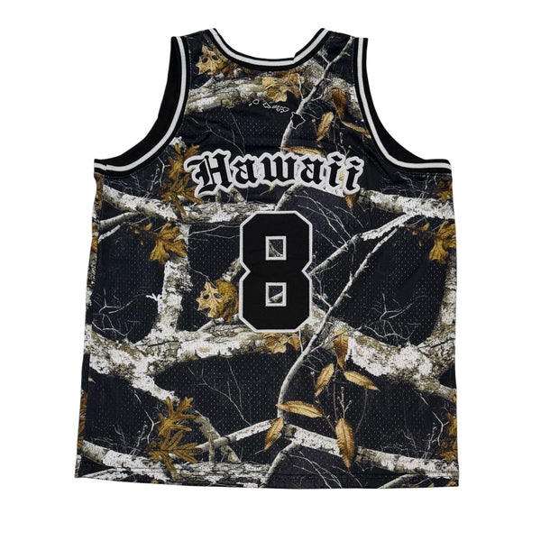 808ALLDAY Black Real Tree HI Kam Basketball Jersey