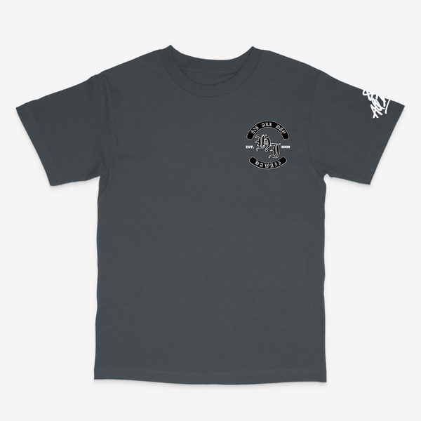 808ALLDAY Charcoal Banner T-Shirt