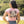 808ALLDAY Women's Quilt Tag Pink Crop Top