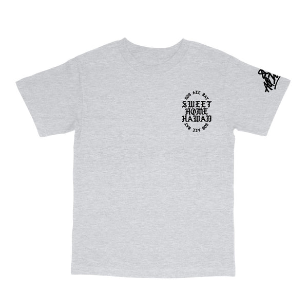 808ALLDAY SHH Floral Heather Grey T-Shirt