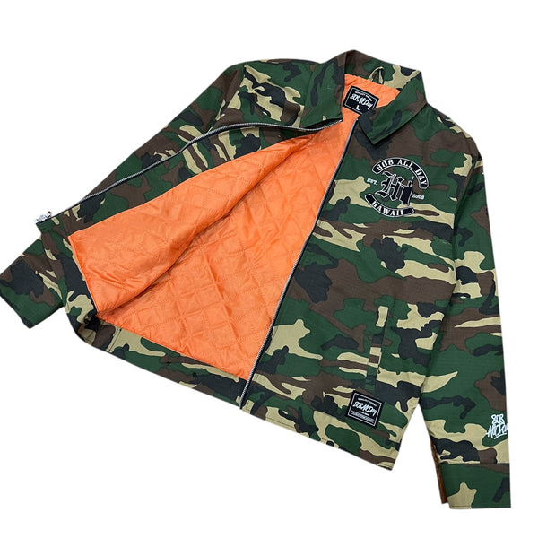 808ALLDAY HI Since '08 Work wear Canvas Camo Jacket