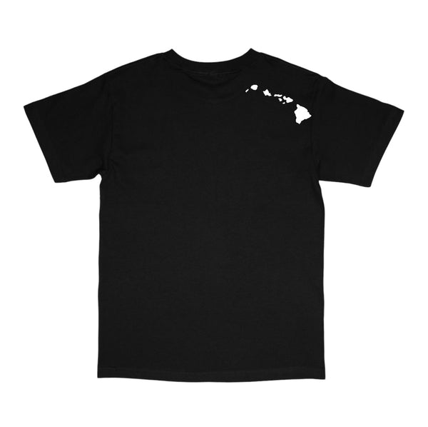 808ALLDAY Box Script Black T-Shirt