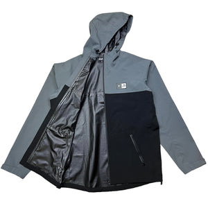 808ALLDAY  Black / Grey Weather Tech Rain Jacket