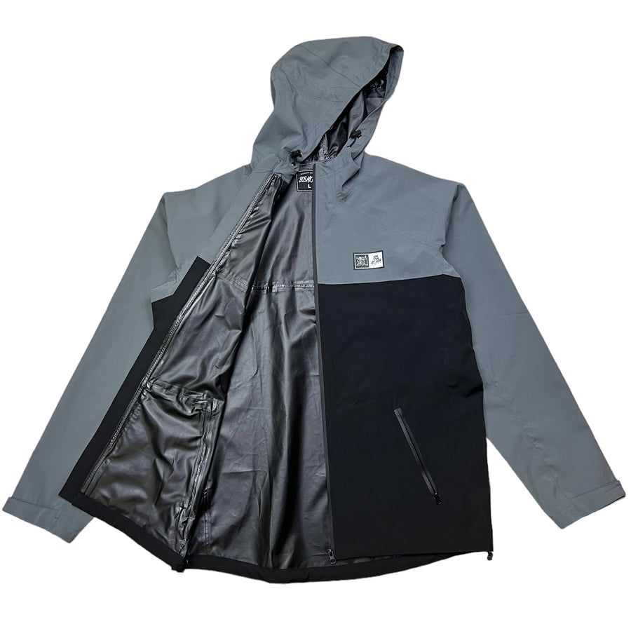 808ALLDAY  Black / Grey Weather Tech Rain Jacket