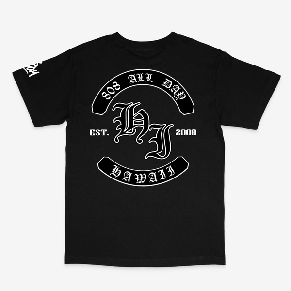808ALLDAY Black Banner T-Shirt