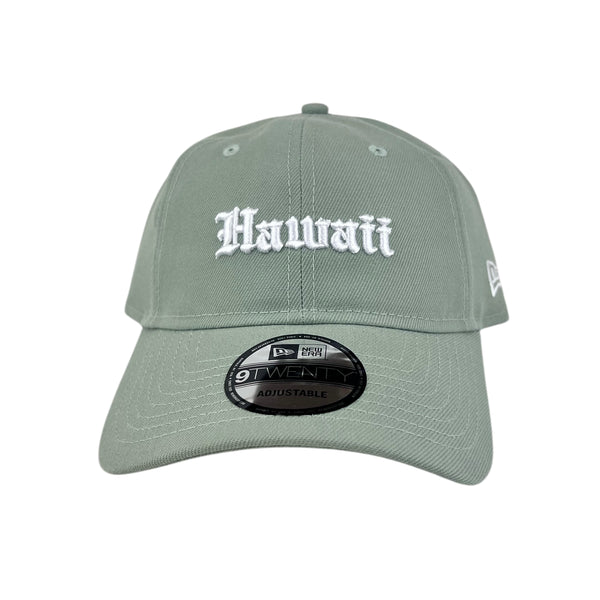 808ALLDAY New Era 9Twenty Everest Green Hawaii Strapback